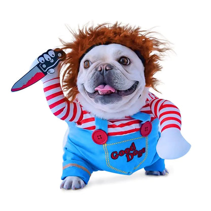 Essence Tiny Terror – Chucky - Inspired Dog Costume