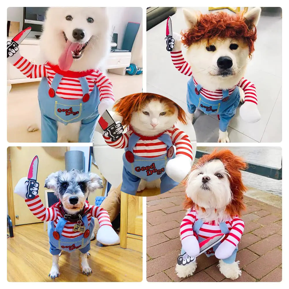 Essence Tiny Terror – Chucky - Inspired Dog Costume