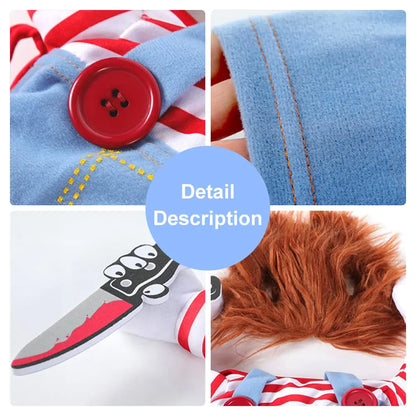 Essence Tiny Terror – Chucky - Inspired Dog Costume