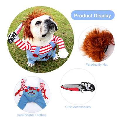 Essence Tiny Terror – Chucky - Inspired Dog Costume